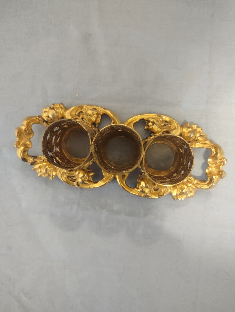 vintage Stylebuilt gold filigree Vanity lipstick holder - Picture 2 of 8